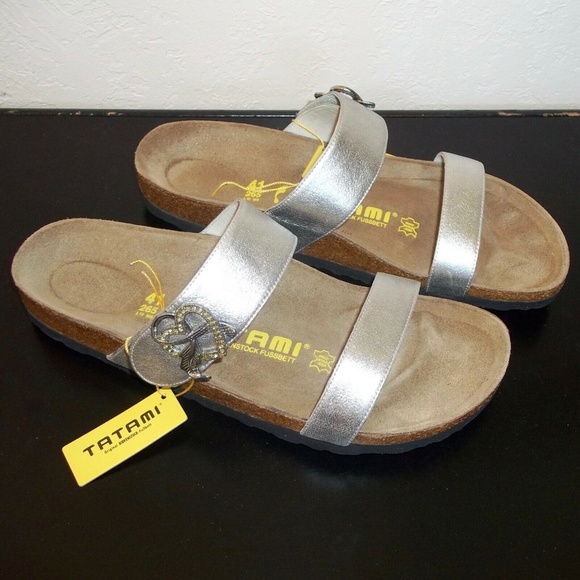 Birkenstock Shoes - Birkenstock Tatami Silver Passion sandals SZ US 10